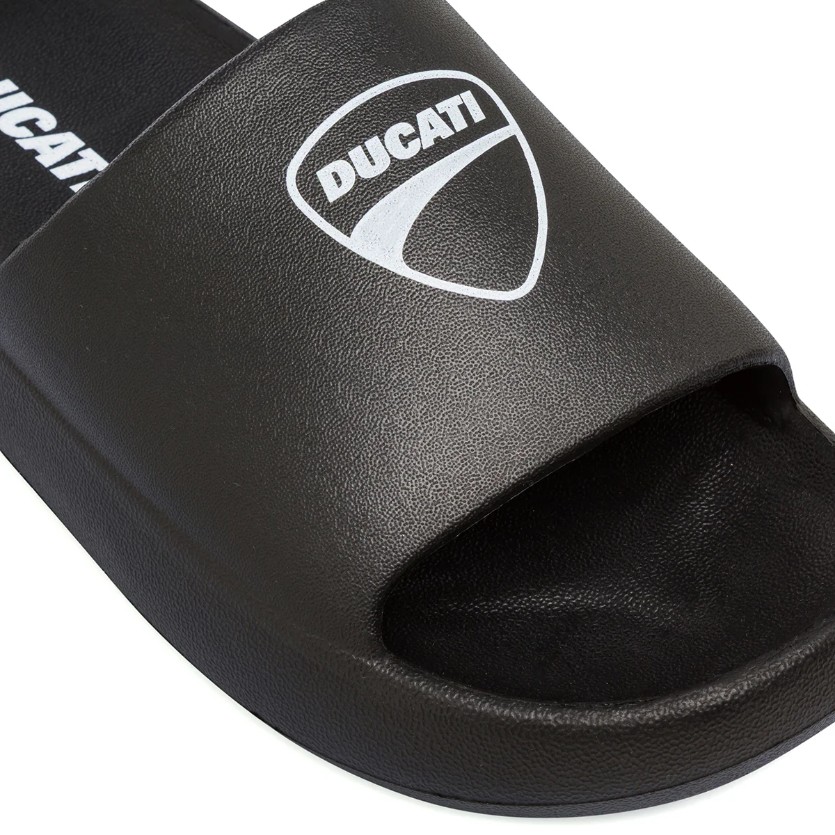 Ciabatte da Uomo Nere con Fascia Logo Ducati - Image 5