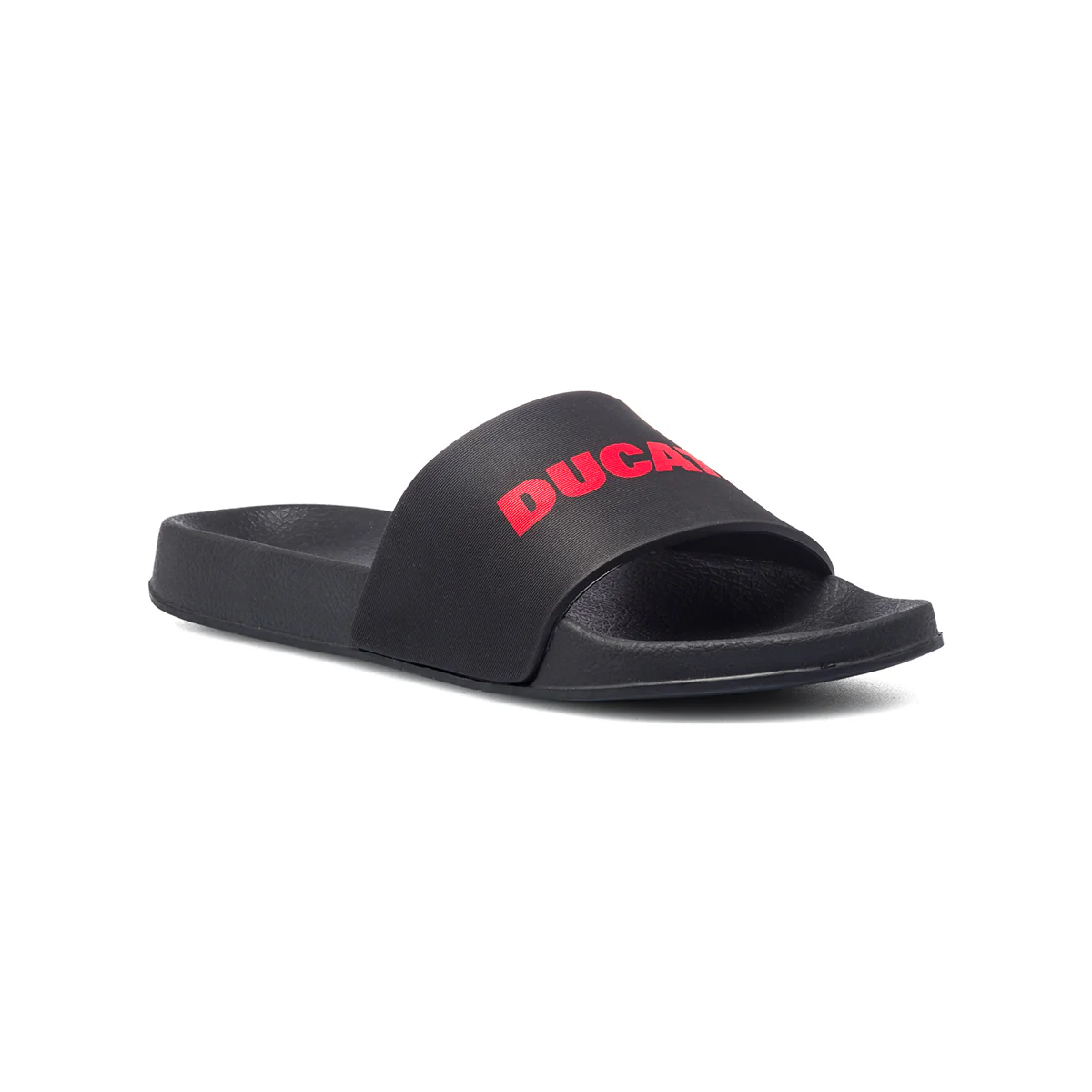 Ciabatte da uomo nere con logo a contrasto Ducati - Image 3
