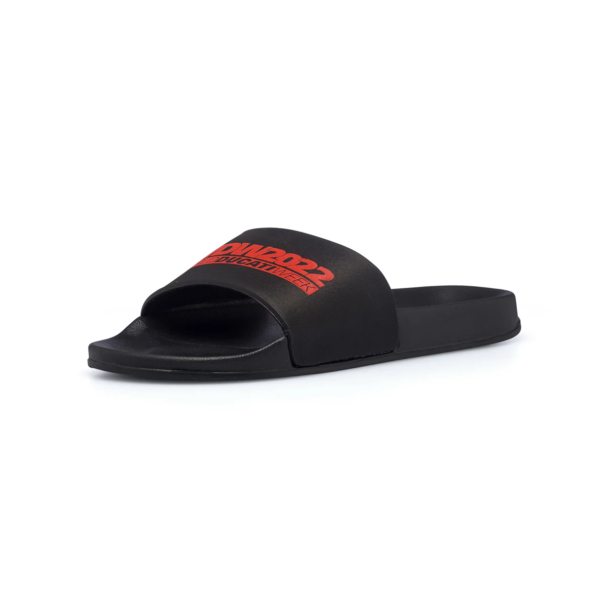 Ciabatte da uomo nere con logo World Ducati Week 2022 - Image 3