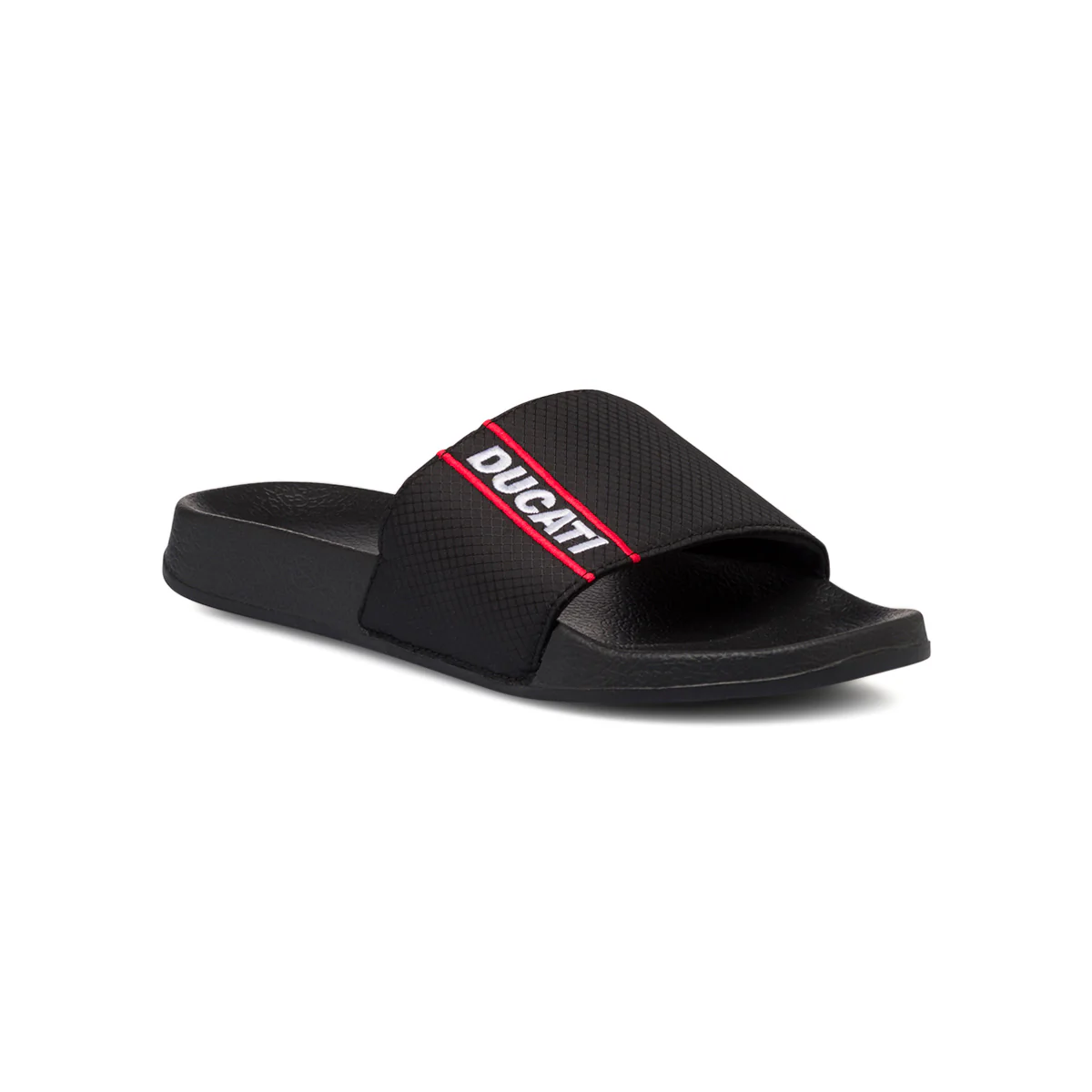 Ciabatte Uomo Nere con Fascia Logo Ducati - Image 4
