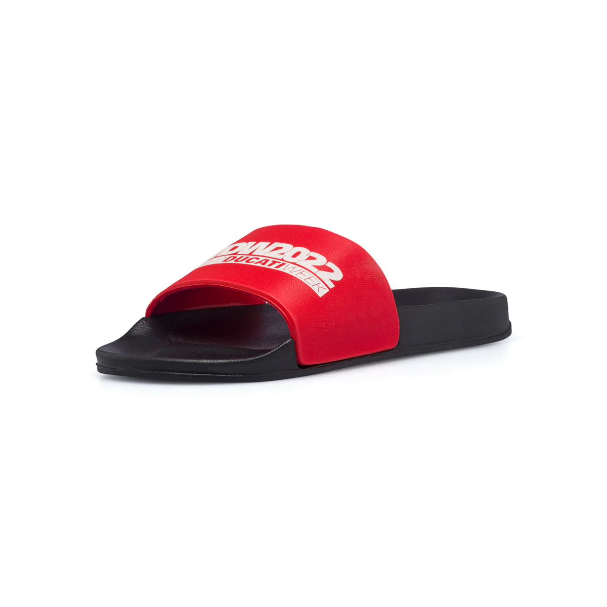 Ciabatte da uomo rosse con logo World Ducati Week 2022 - Image 3
