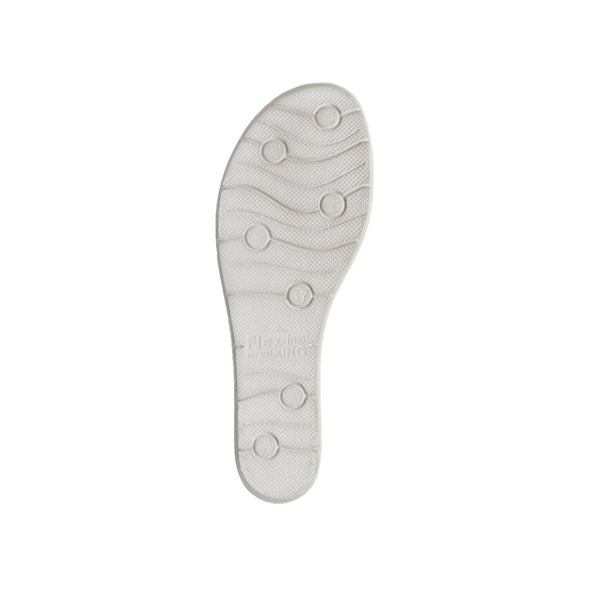 Ciabatte doppia fascia platino da donna con elastico e strass Inblu - Image 4