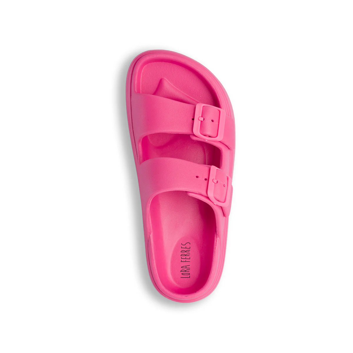Ciabatte fucsia da Donna con suola platform Lora Ferres On The Beach - Image 5