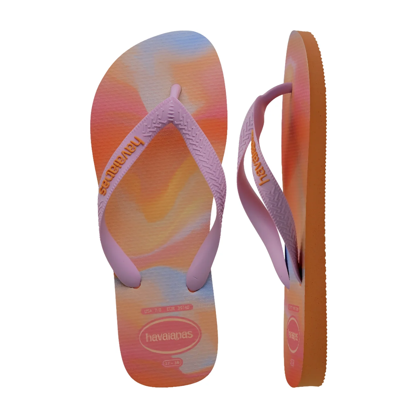 Ciabatte infradito arancioni e lilla da Donna TOP FASHION Havaianas - Image 2