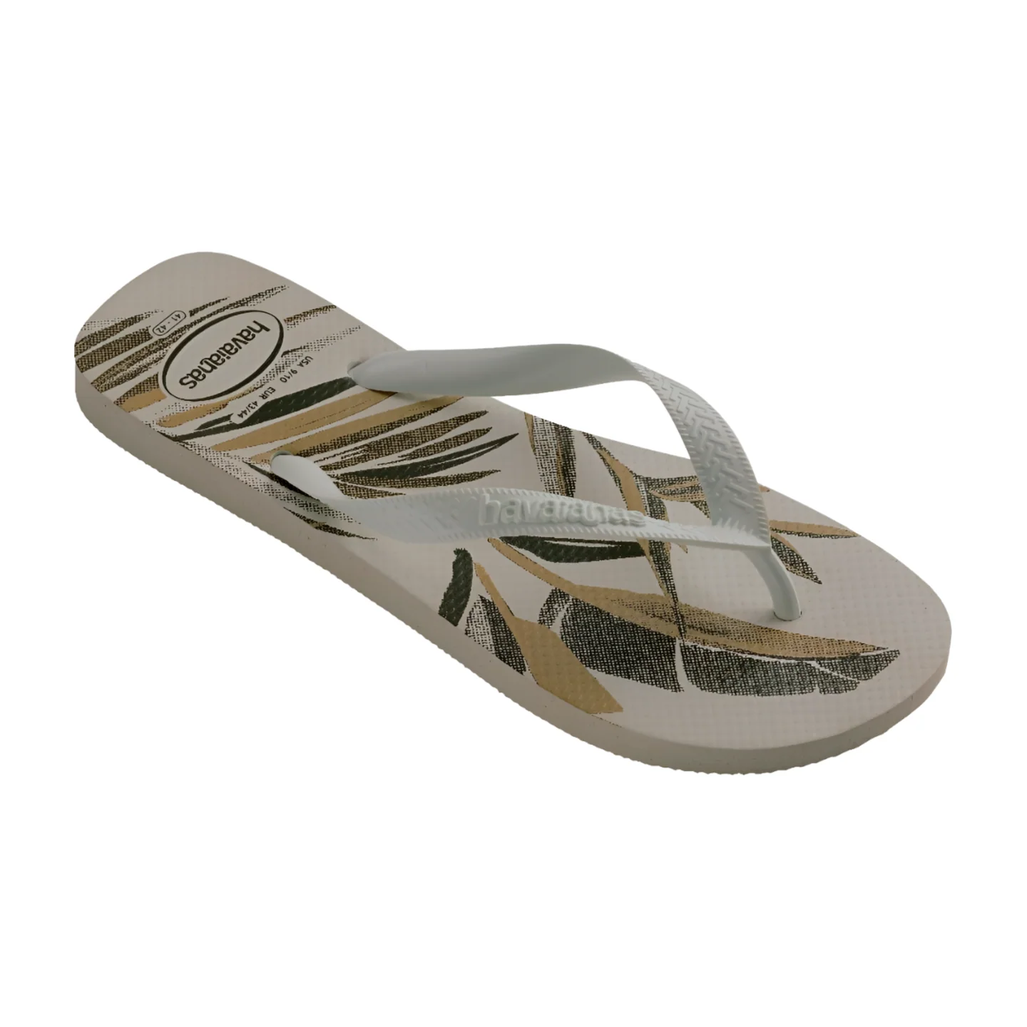 Ciabatte Infradito beige da Uomo  con stampa tropicale Havaianas - Image 2
