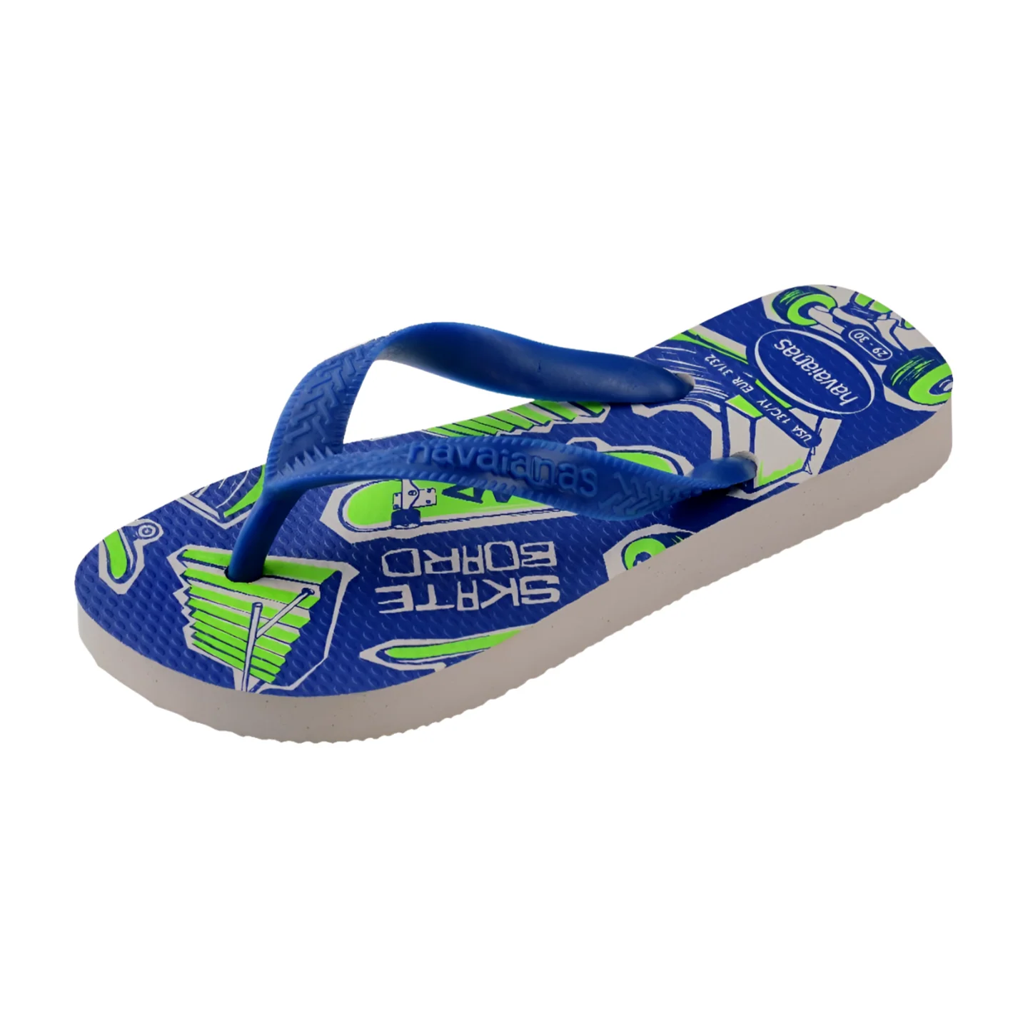 Ciabatte infradito blu da Bambino con decorazioni suola Havaianas - Image 3