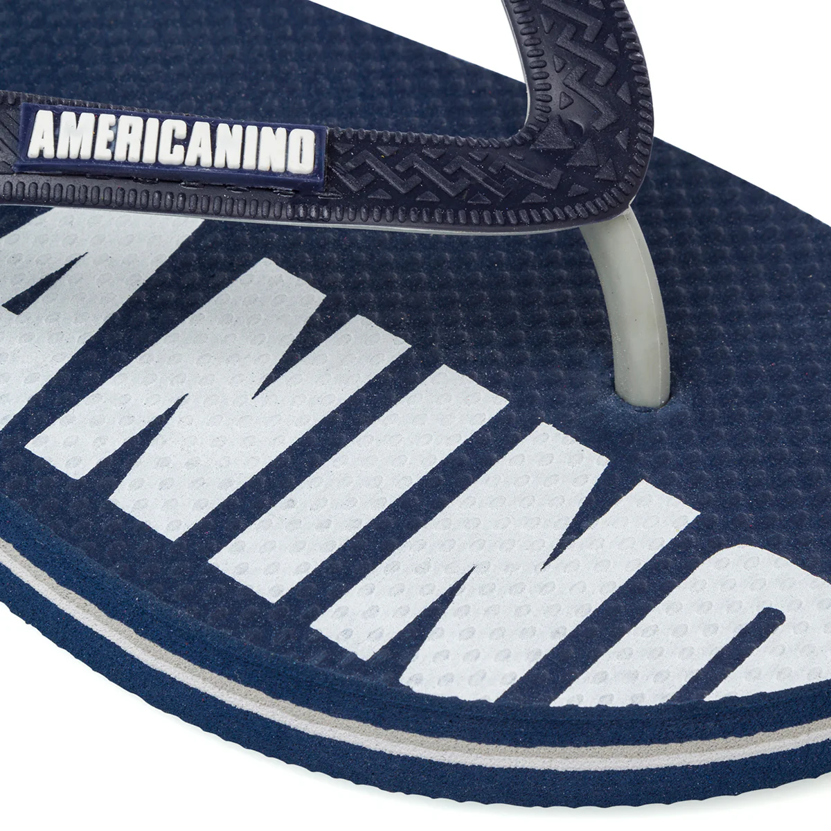 Ciabatte Infradito blu da Uomo con logo sulla suola Americanino - Image 4