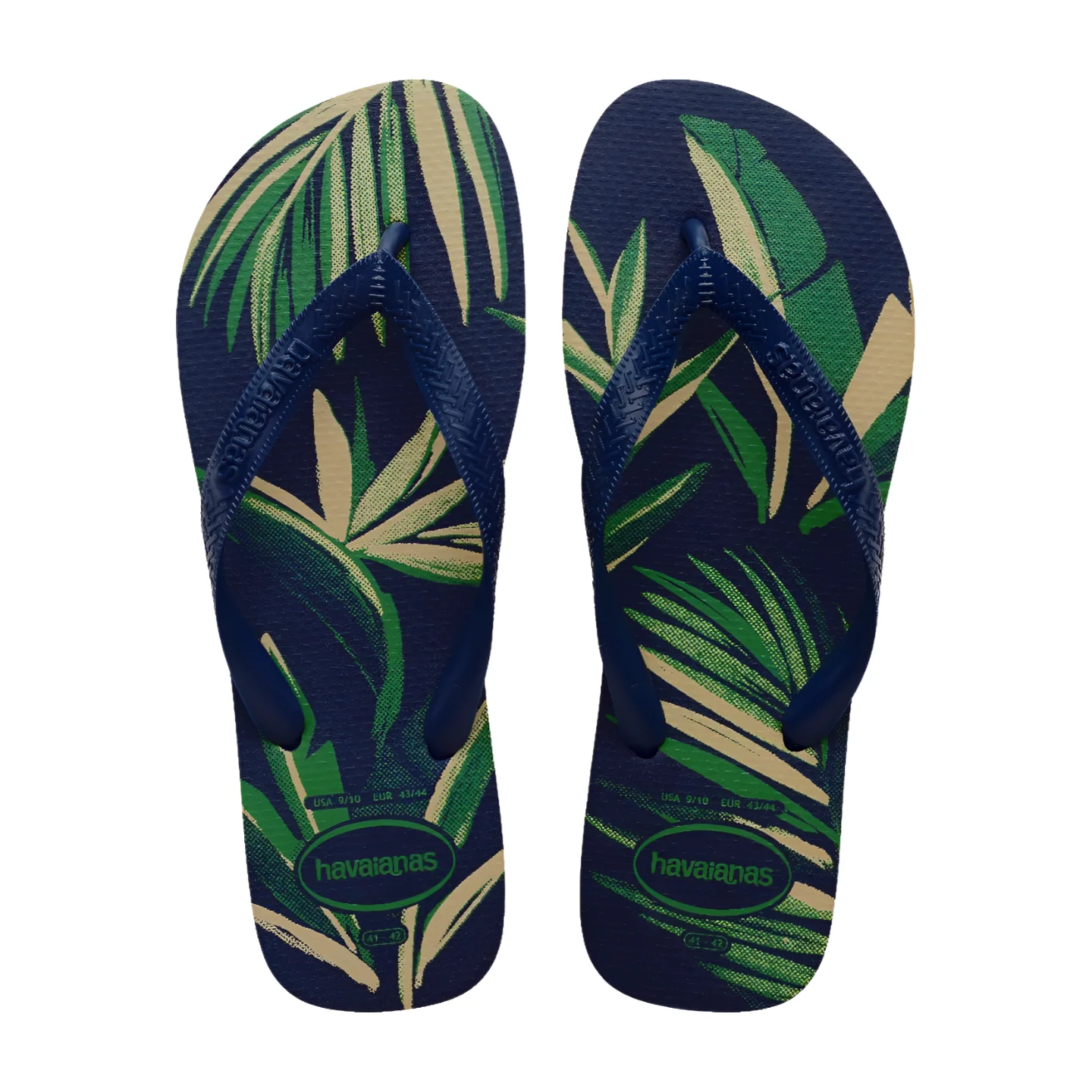 Ciabatte Infradito blu da Uomo con stampa tropicale Havaianas