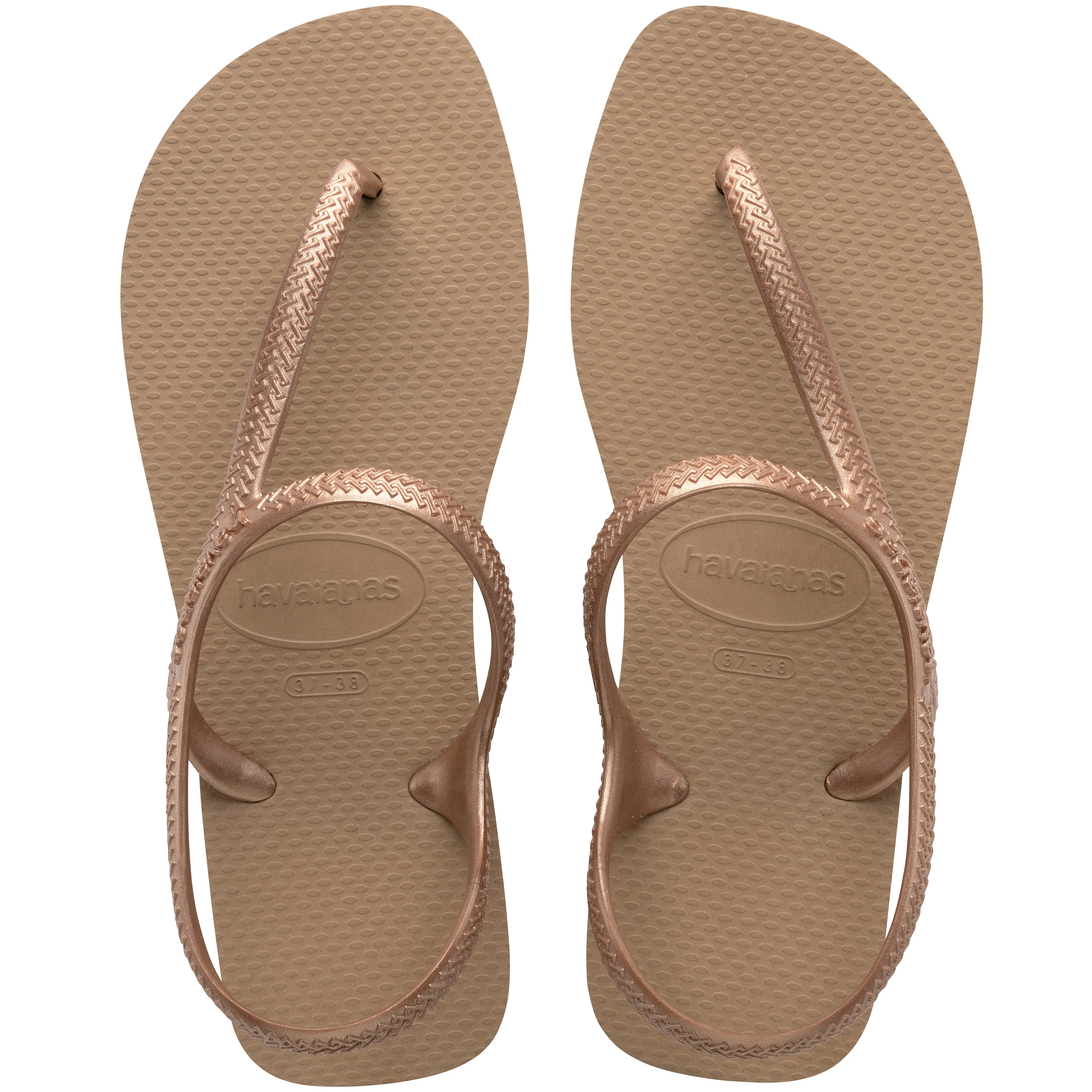 Ciabatte Infradito con cinturino da Donna color oro rosa Havaianas