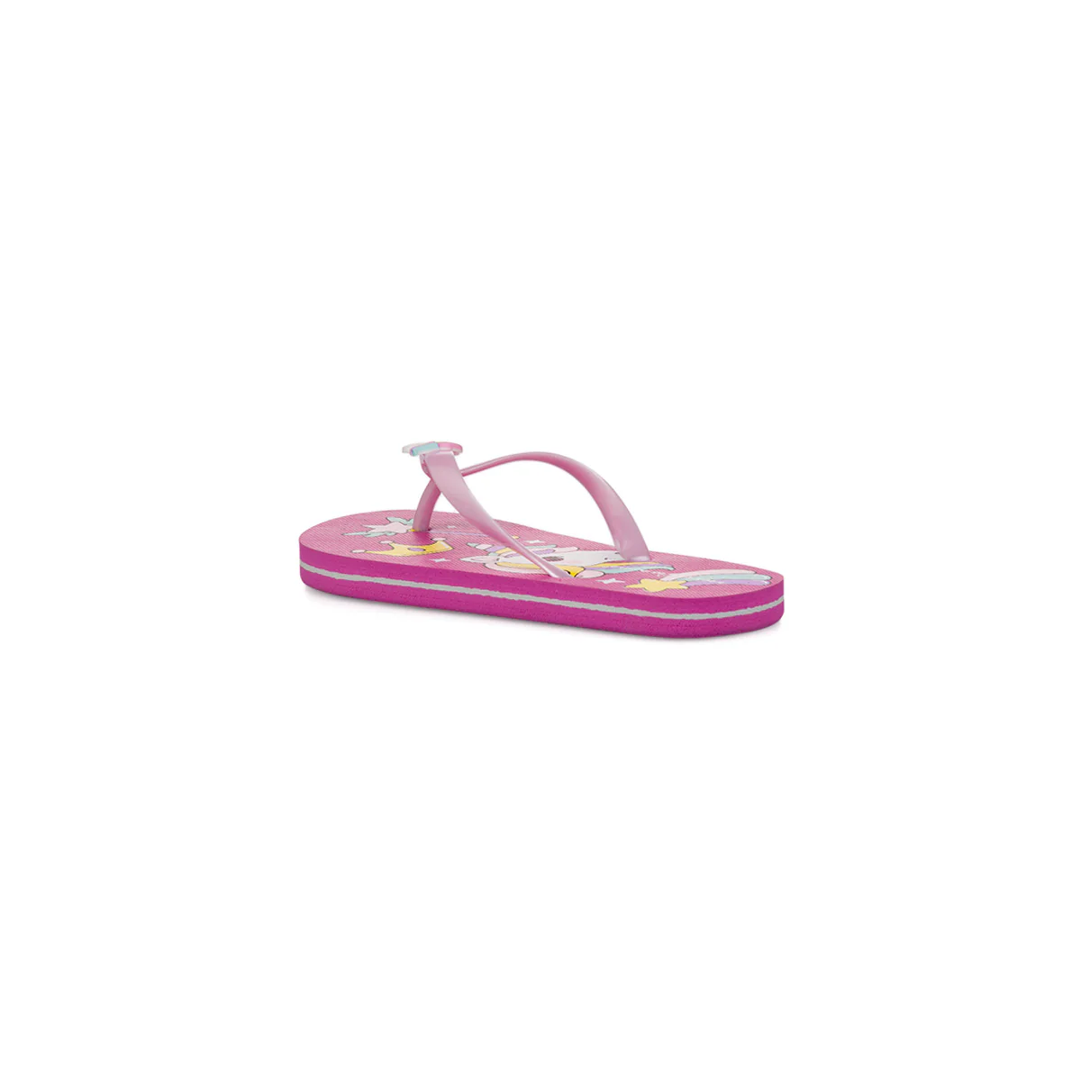 Ciabatte infradito da Bambina Rosa e Fucsia con stampa Unicorno Hot Sand - Image 5