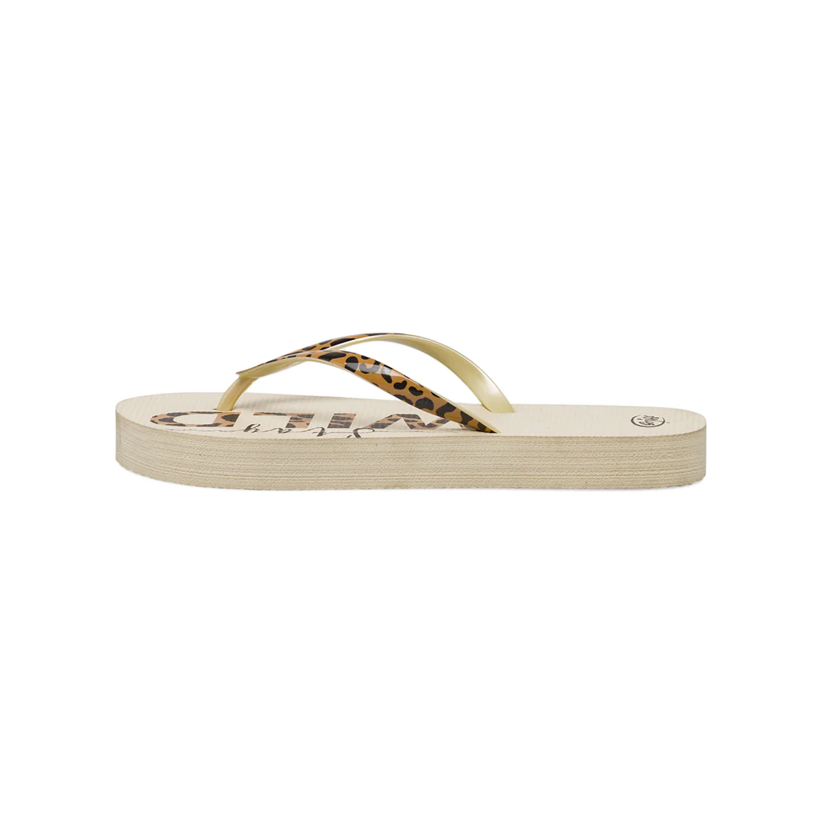 Ciabatte infradito da Donna beige con inserto animalier Griff - Image 5