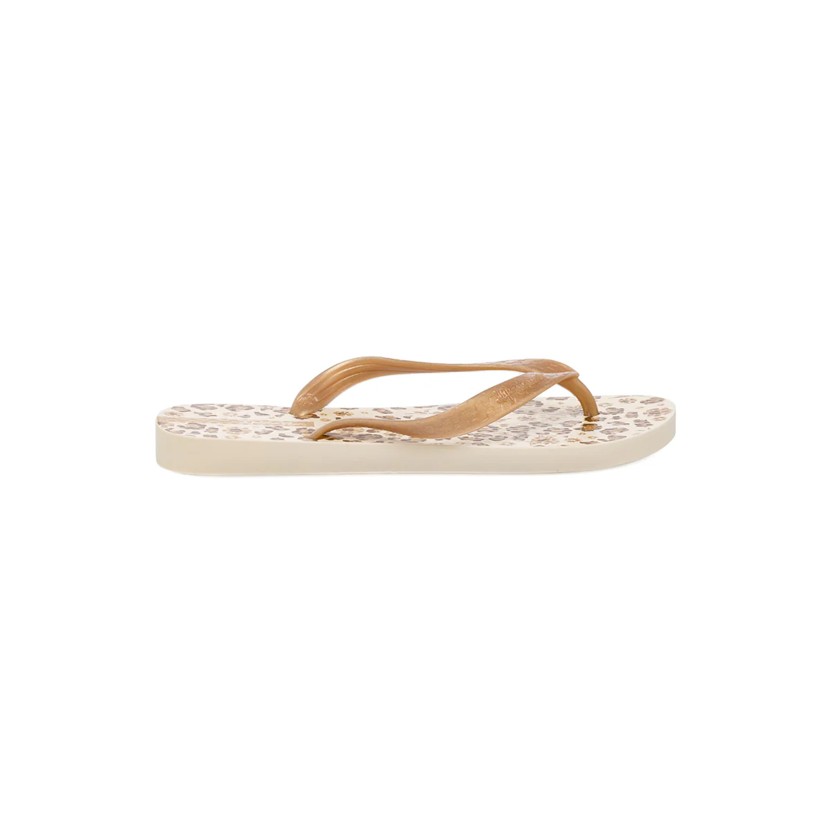 Ciabatte infradito da Donna beige con stampa animalier e cinturini bronzo Ipanema - Image 5