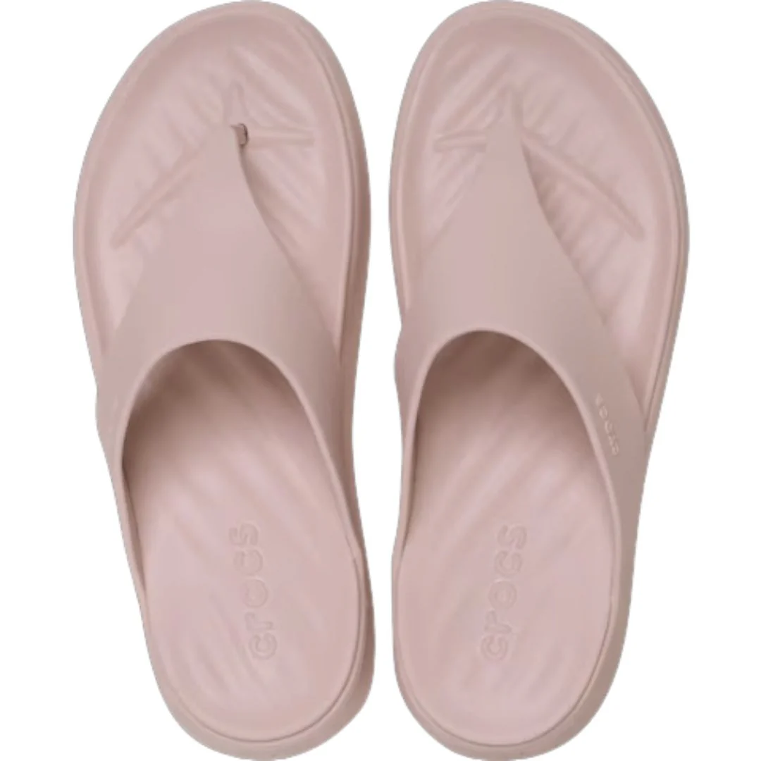 Ciabatte infradito da Donna lilla con suola spessa e leggera Crocs - Image 2