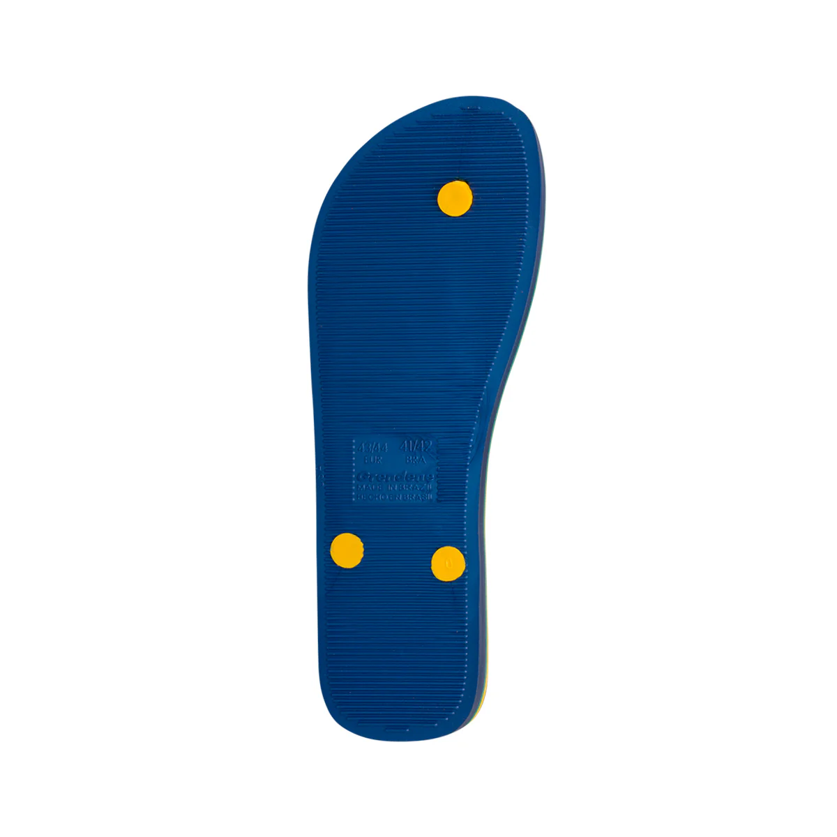 Ciabatte infradito da uomo blu e gialle Ipanema Clas Brasil II - Image 5