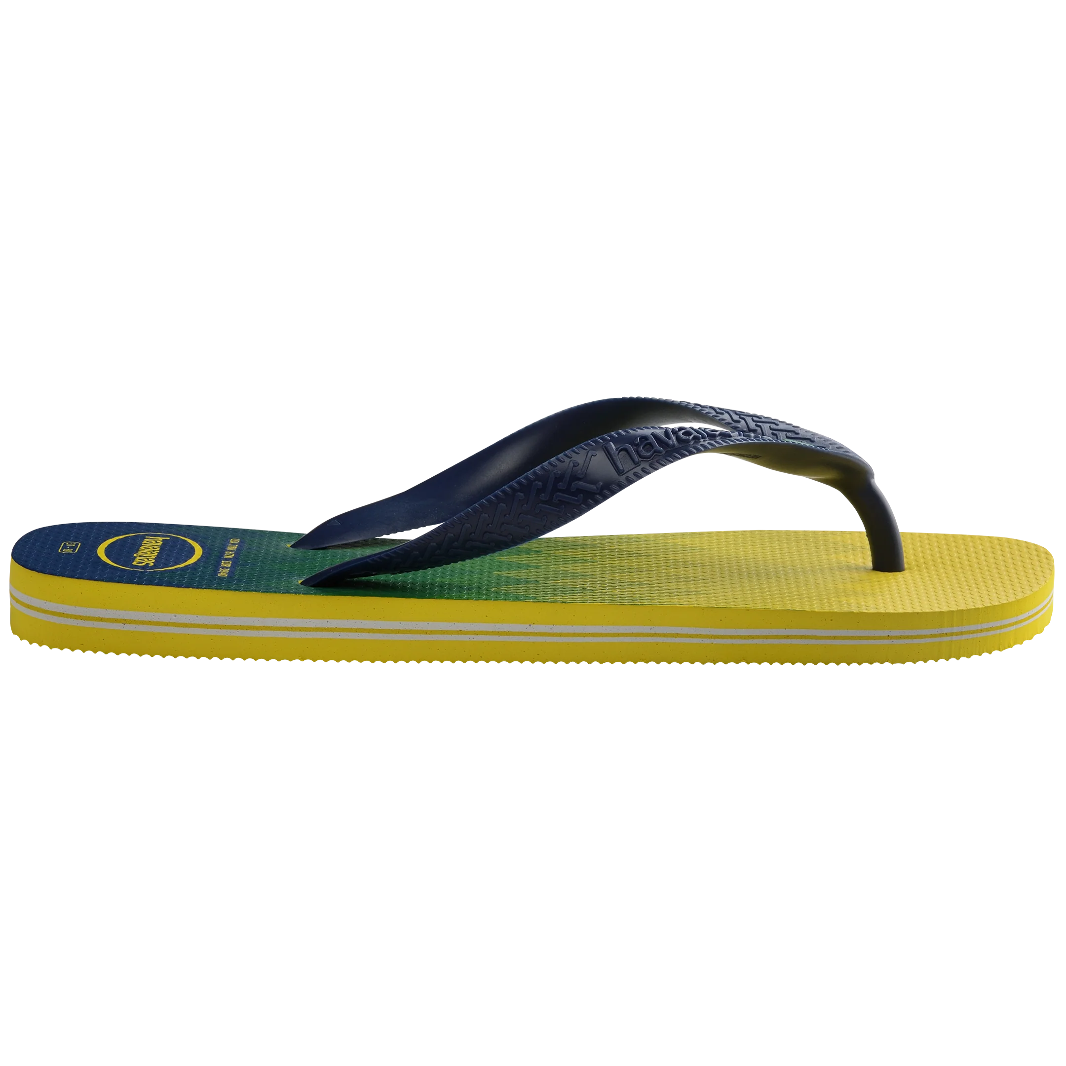 Ciabatte infradito da uomo gialle con motivo sfumato Havaianas Brasil Fresh - Image 4