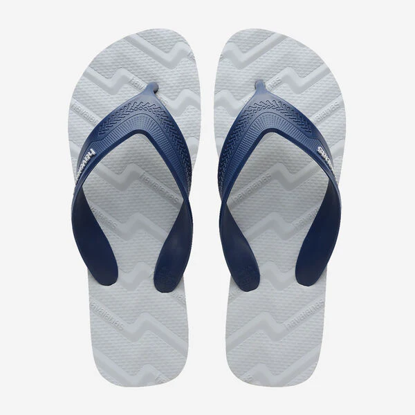 Ciabatte infradito da Uomo grigie con cinturini blu Havaianas