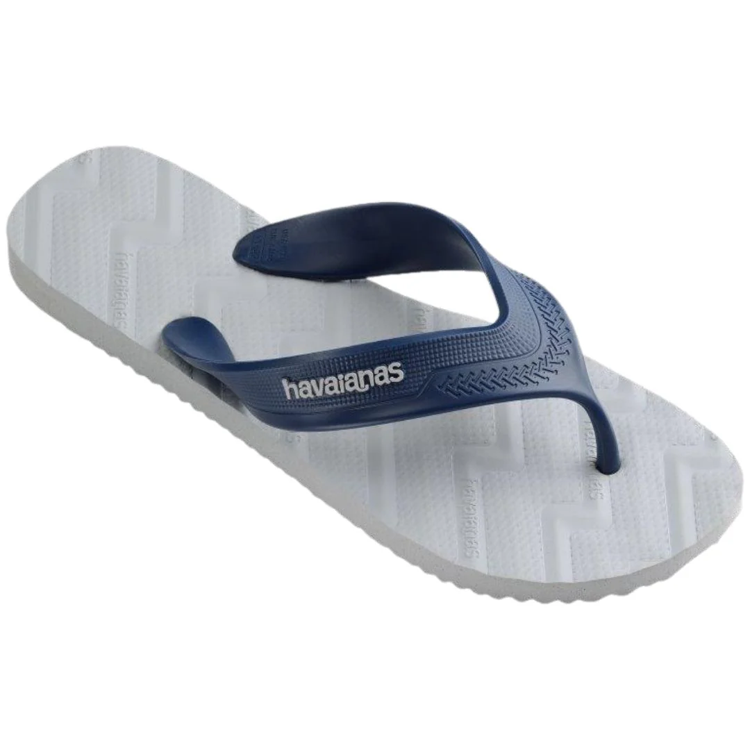 Ciabatte infradito da Uomo grigie con cinturini blu Havaianas - Image 2
