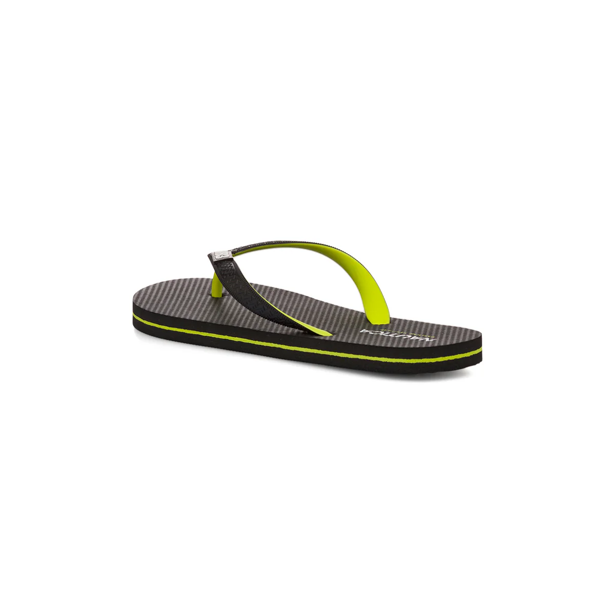 Ciabatte Infradito Nere da Uomo con inserti giallo fluo Nautica - Image 3