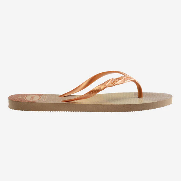 Ciabatte infradito Oro e Beige da Donna Havaianas Fantasia Gloss - Image 3