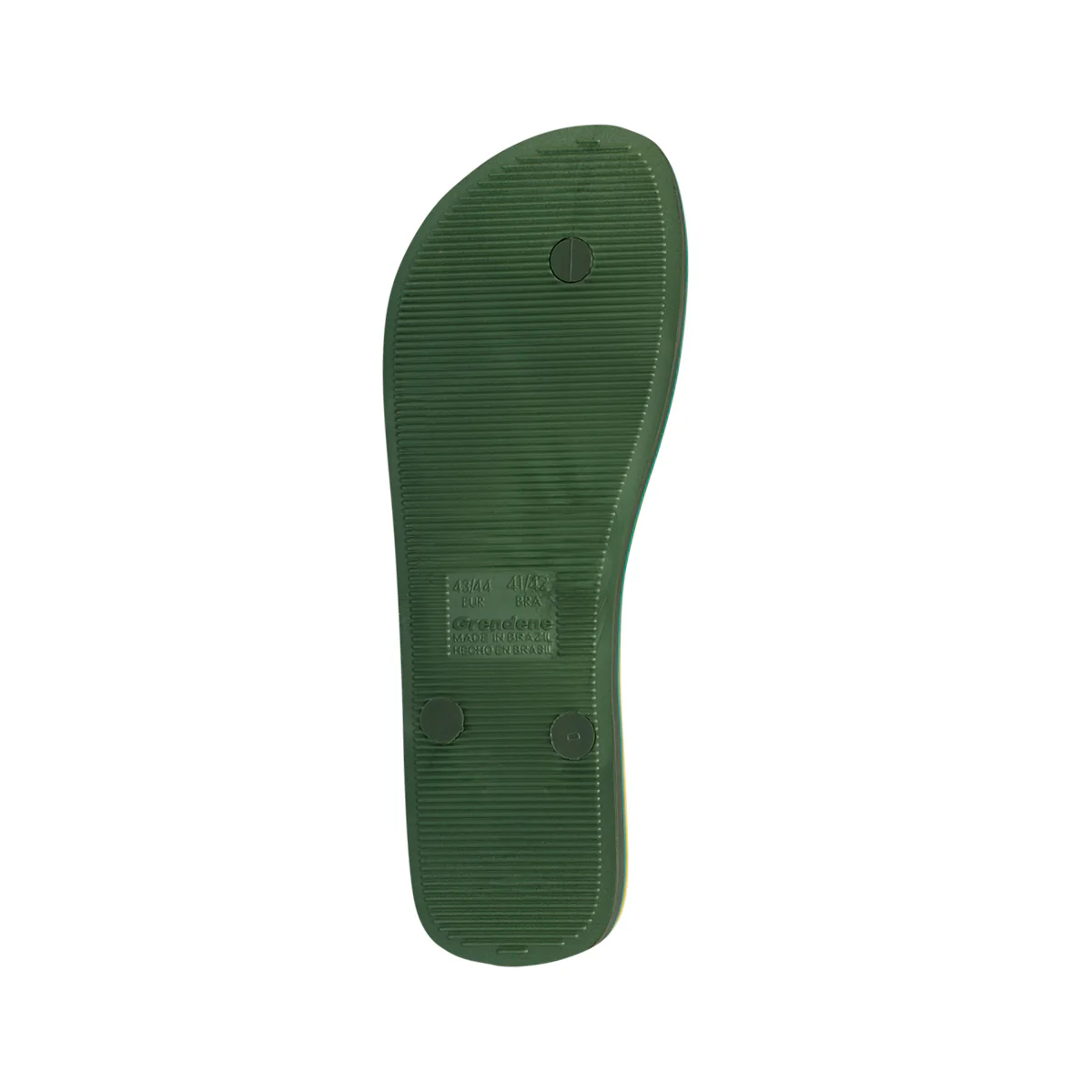 Ciabatte infradito verde scuro da Unisex con bandiera Ipanema Brazil - Image 6