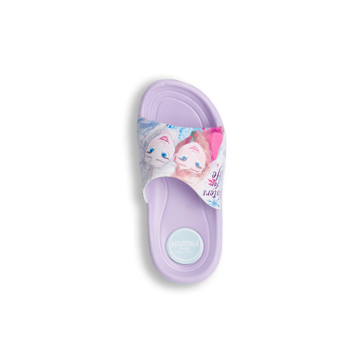 Ciabatte lilla da bambina con logo Frozen - Image 5
