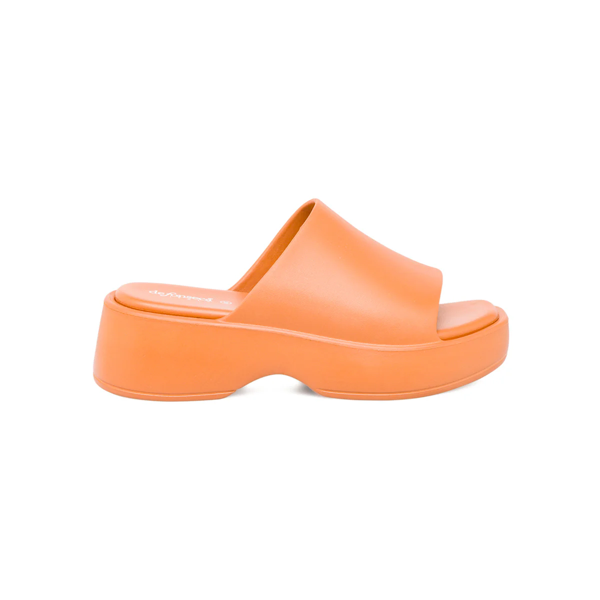 Ciabatte minimal Beige da Donna con suola alta De Fonseca