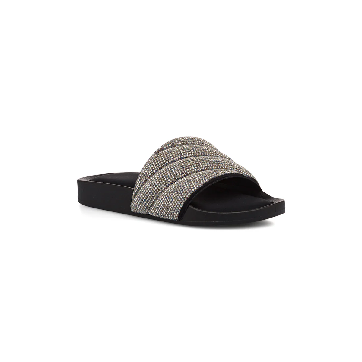 Ciabatte Nere da Donna con fascia Strass Lora Ferres On The Beach - Image 2