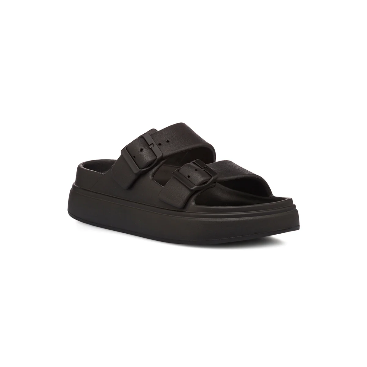 Ciabatte nere da Donna con suola platform Lora Ferres On The Beach - Image 2