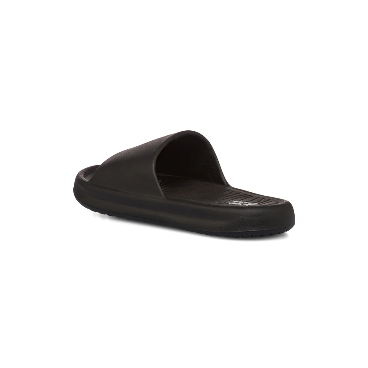 Ciabatte nere da Uomo con fascia e suola rialzata Jog - Image 3