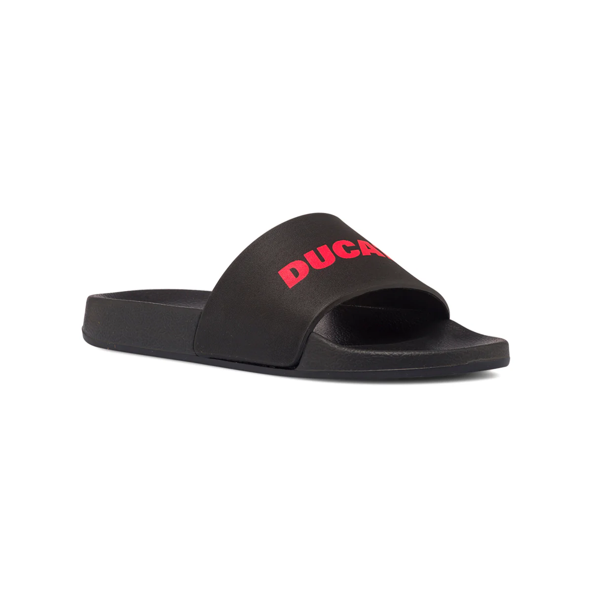 Ciabatte nere da uomo con logo Ducati - Image 3