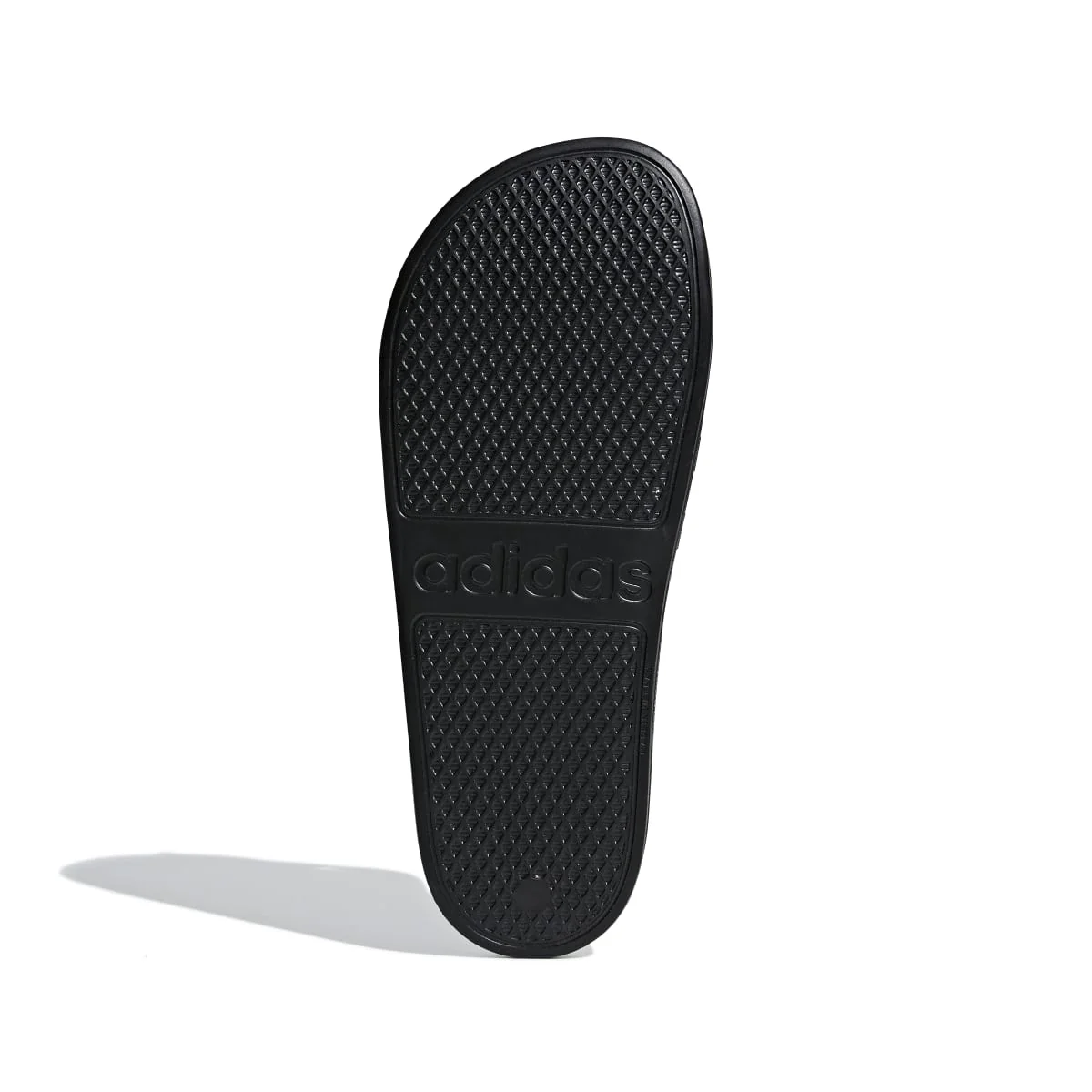 Ciabatte nere in gomma da uomo con logo a contrasto adidas Adilette Aqua - Image 5