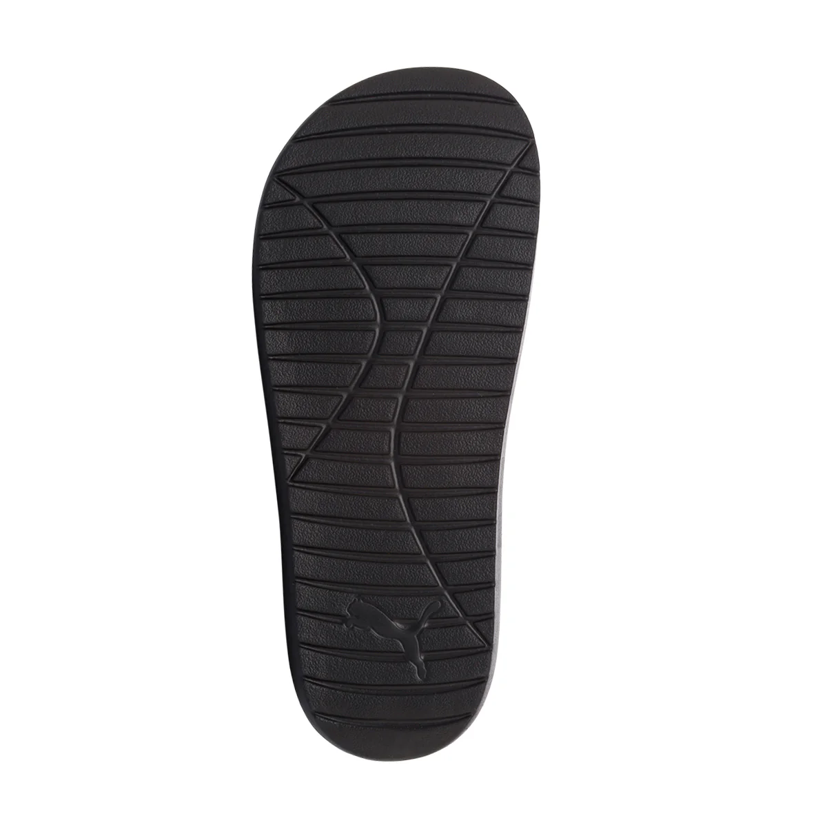 Ciabatte nere in gomma Unisex con logo Puma - Image 5