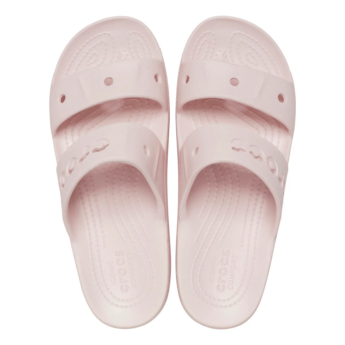 Ciabatte rosa a fascia da Donna leggere e facili da indossare Crocs - Image 2