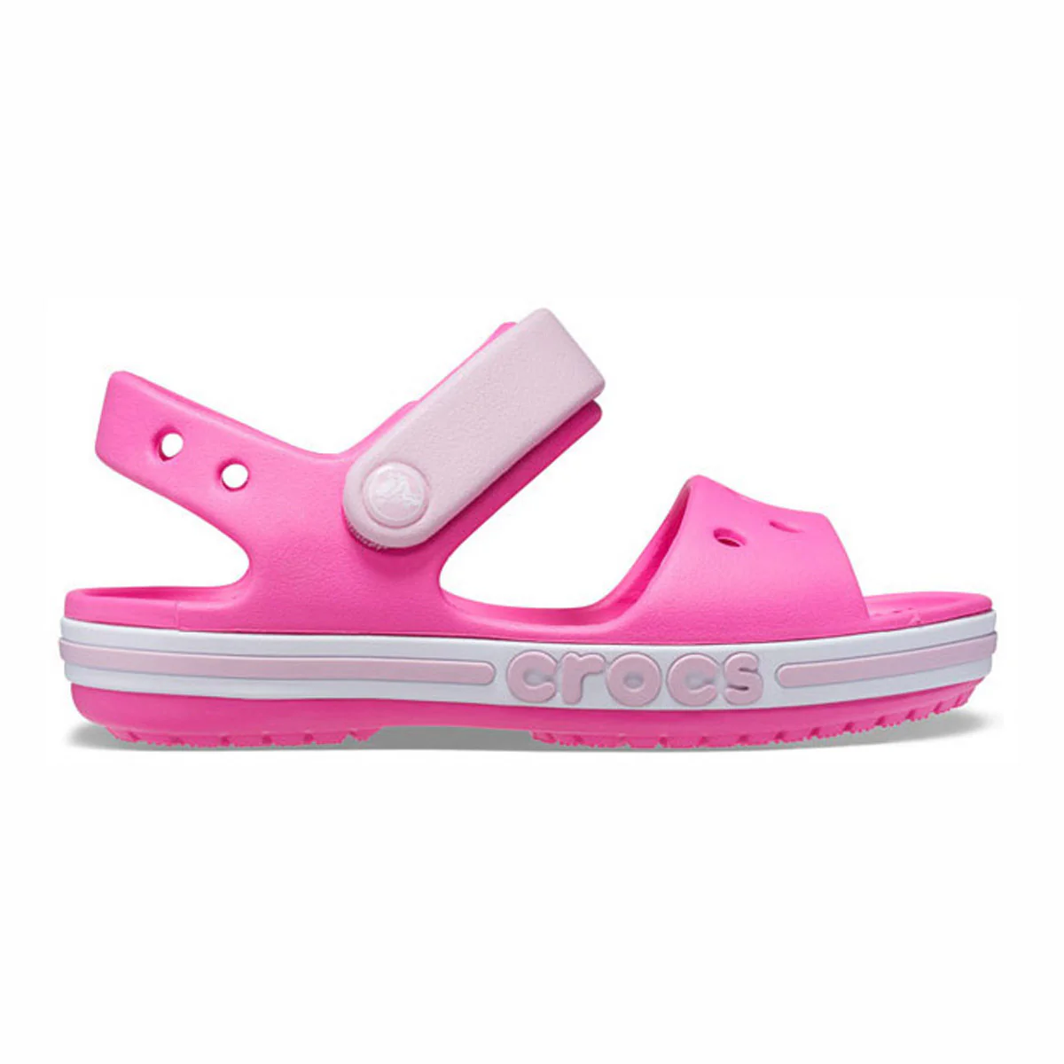 Sandali Rosa da Bambina con suola comfort per ogni giorno Crocs