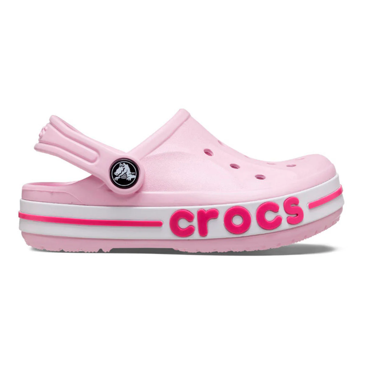 Ciabatte rosa da Bambina pratiche e colorate per il gioco Crocs
