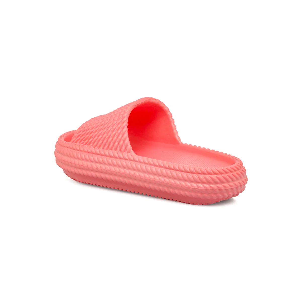 Ciabatte rosa da Donna con fascia effetto corda Lora Ferres On The Beach - Image 3