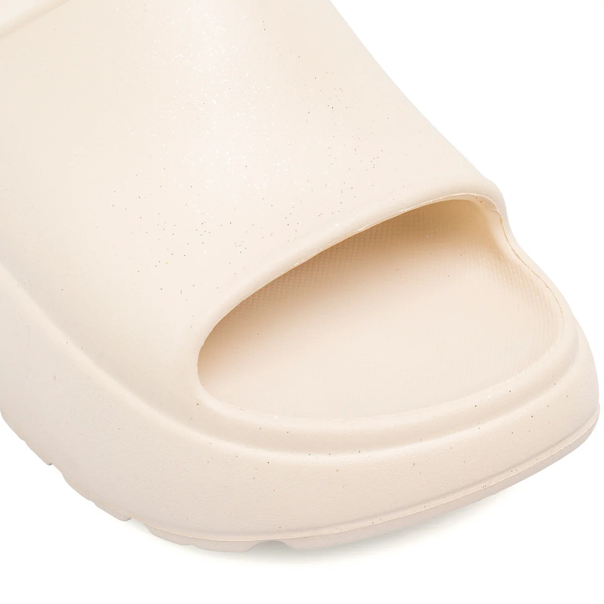 Ciabatte beige da Donna con suola platform Lora Ferres On The Beach - Image 2