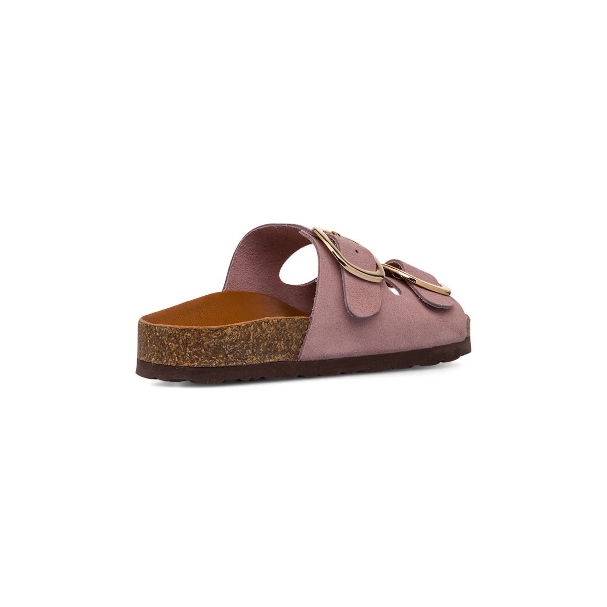Ciabatte Rosa da Donna in pelle con Fibbie P Essentials - Image 4