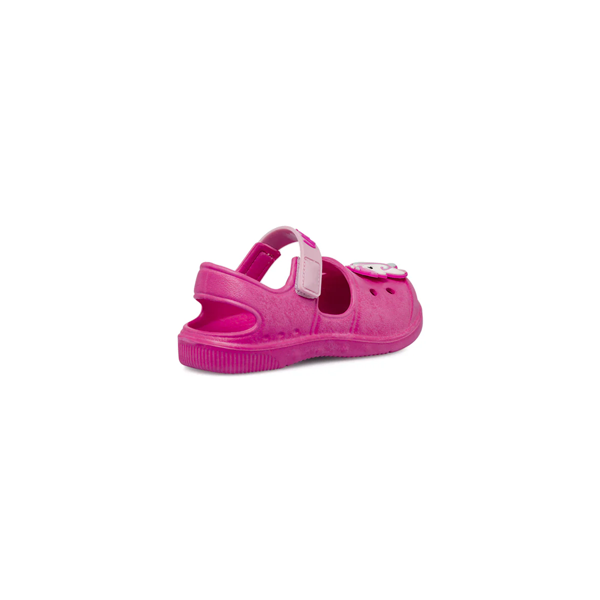 Ciabatte sabot fucsia da Bambina con cinturino e patch Unicorno - Image 3