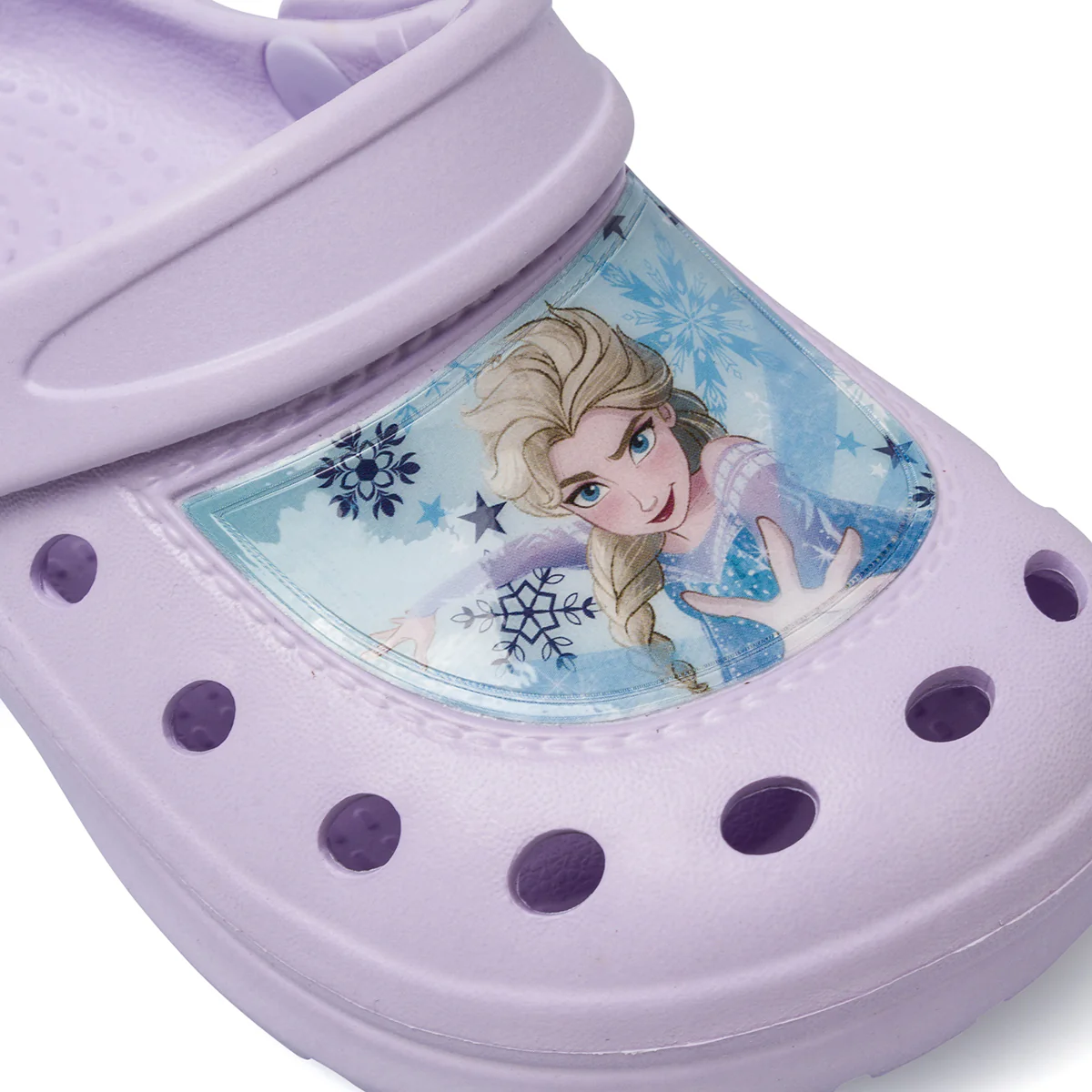 Ciabatte sabot lilla da Bambina con stampa Elsa e cinturino Frozen - Image 5