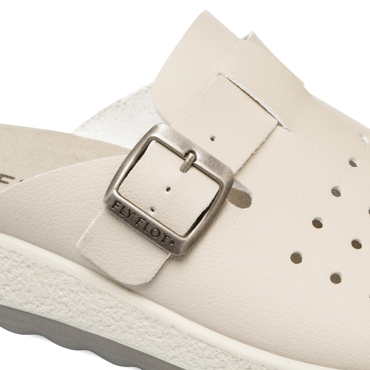 Ciabatte sanitarie beige da uomo con sottopiede anatomico Fly Flot - Image 6