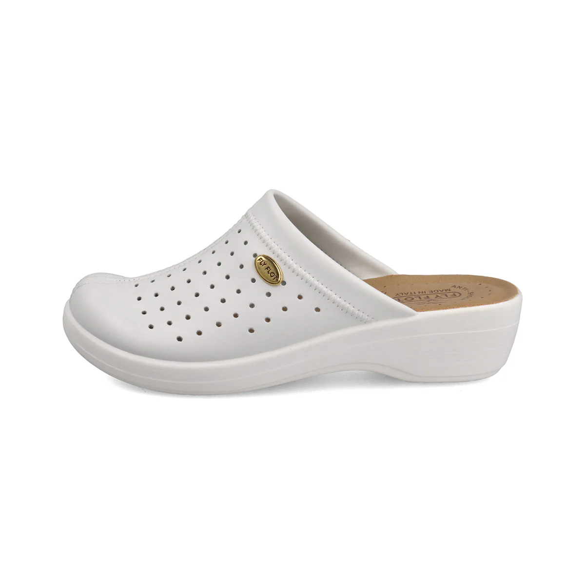 Ciabatte sanitarie Bianche con Fori Traspiranti Fly Flot