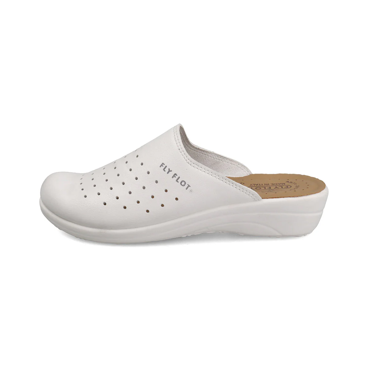 Ciabatte sanitarie bianche da Donna con fori traspiranti Fly Flot