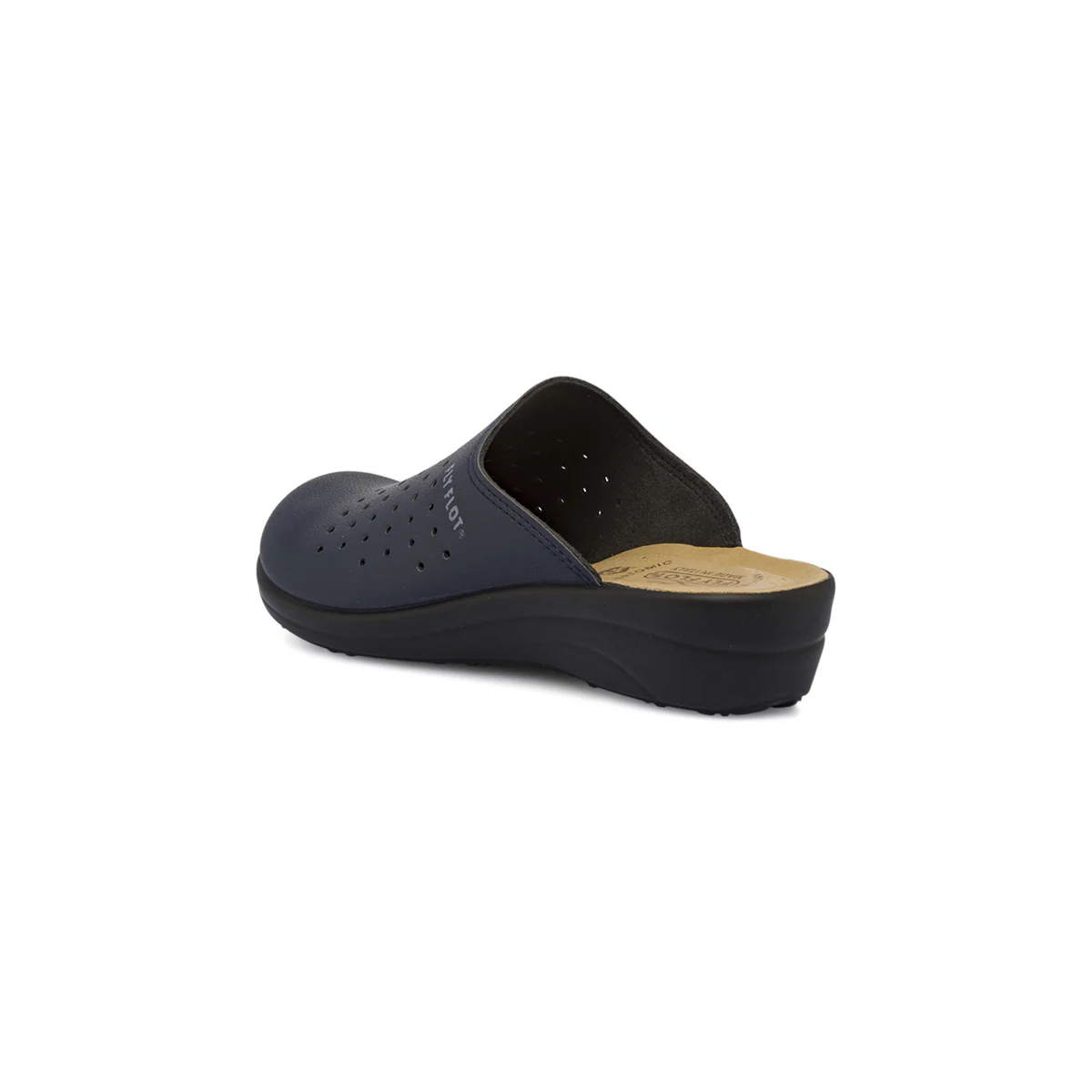 Ciabatte sanitarie blu da Donna anatomiche con zeppa Fly Flot - Image 3