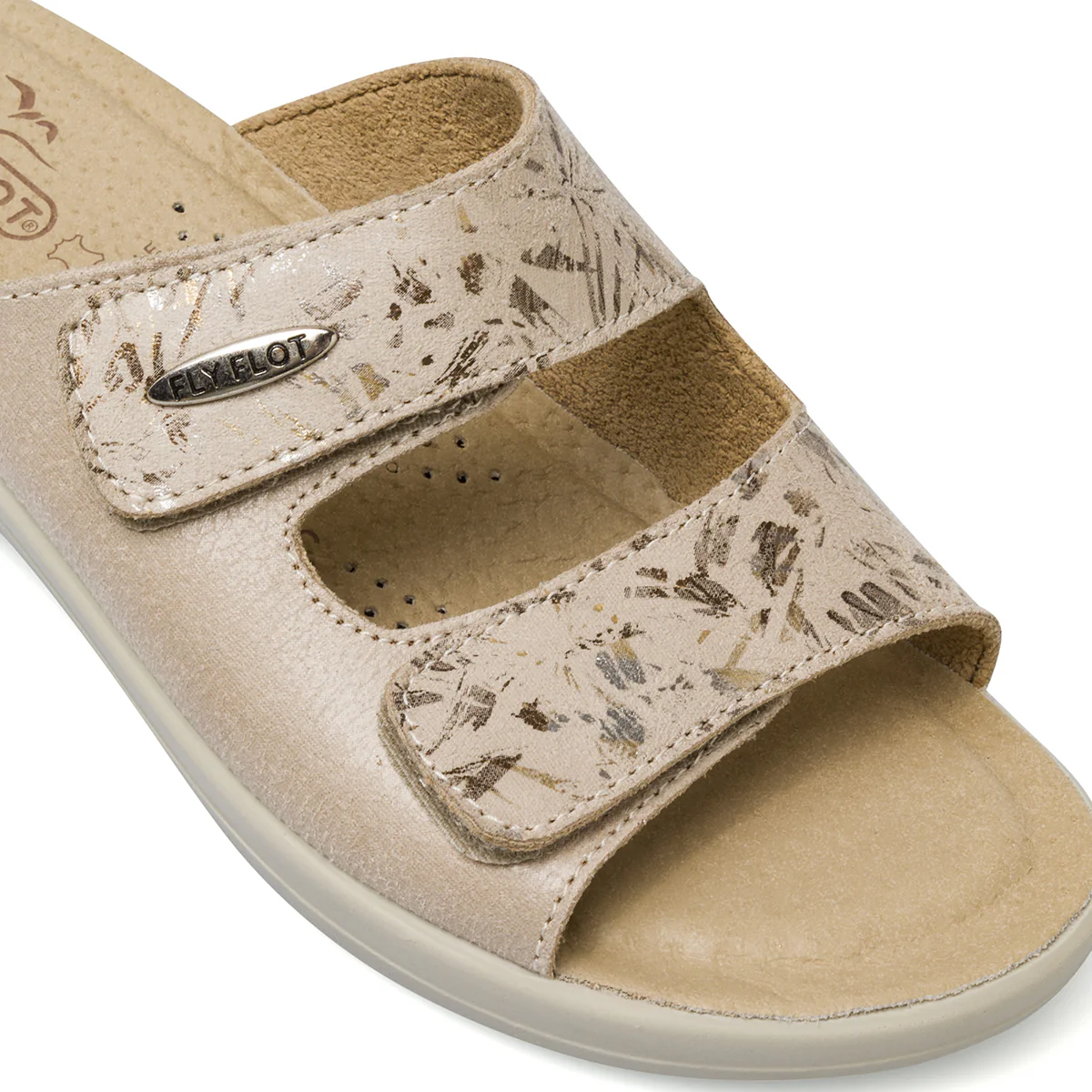 Ciabatte sanitarie da Donna con soletta anti shock in pelle Fly Flot - Image 4