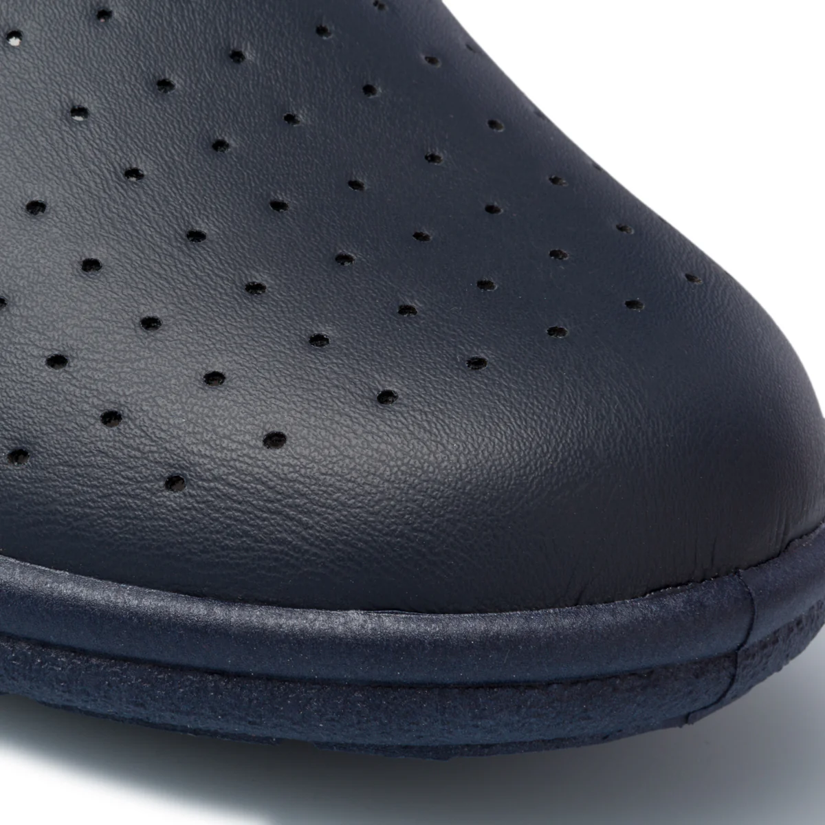 Ciabatte sanitarie da uomo blu in pelle con sottopiede anatomico Italia Trend - Image 5