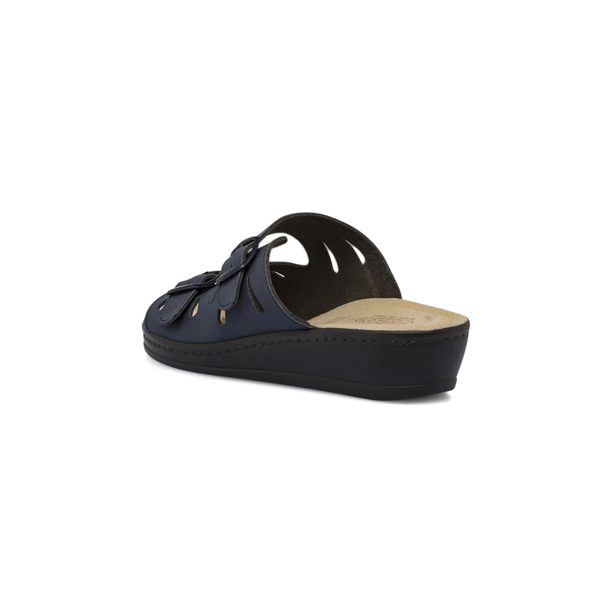 Ciabatte sanitarie Donna blu con soletta in pelle antishock Fly Flot - Image 3