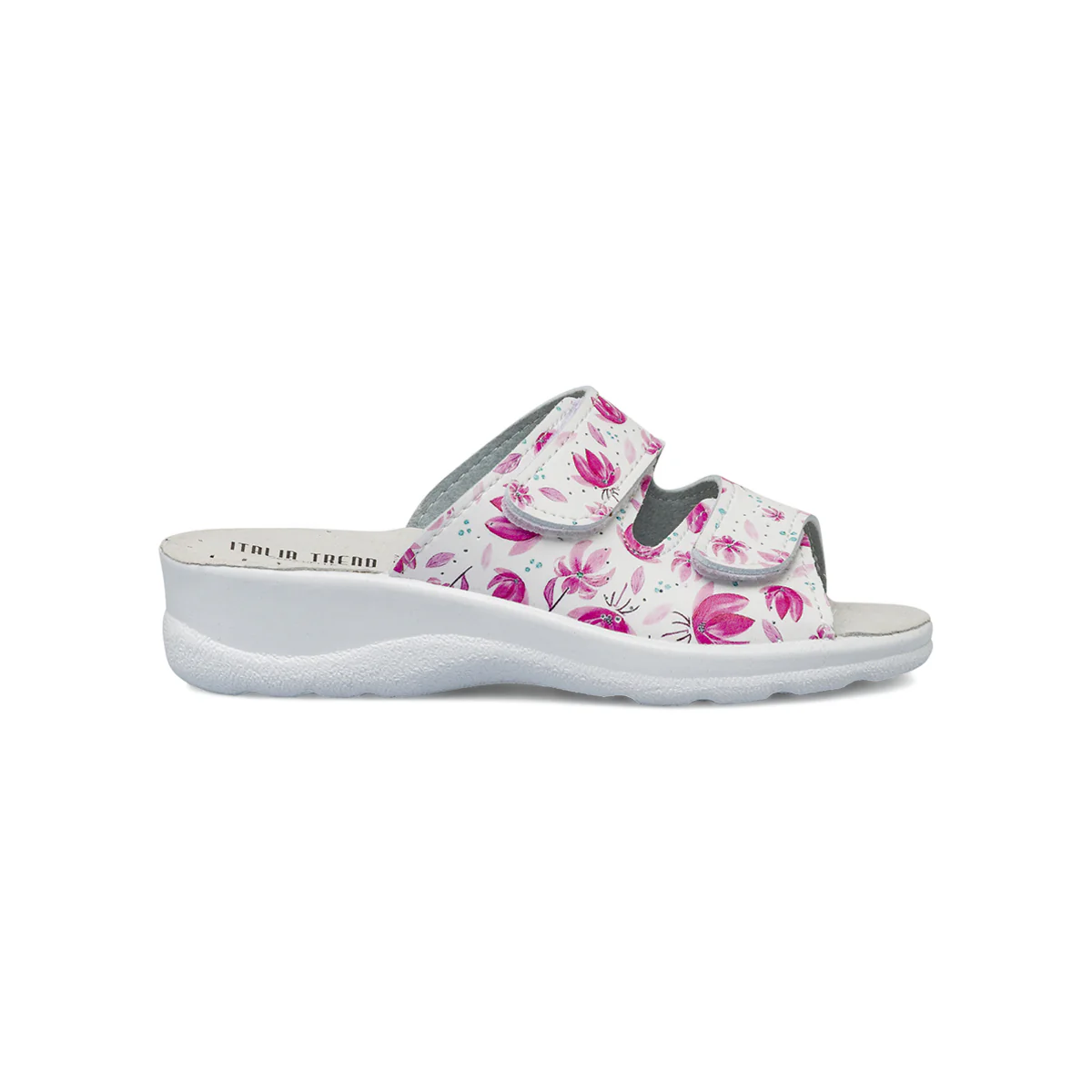 Ciabatte sanitarie Donna con soletta in Pelle e strappo Italia Trend