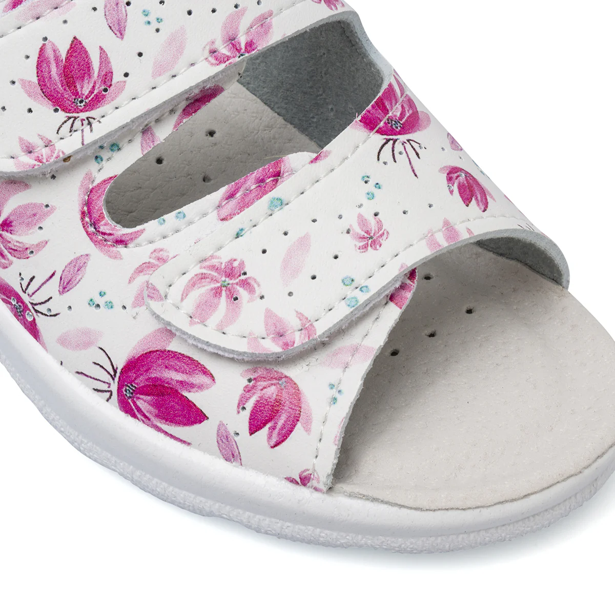 Ciabatte sanitarie Donna con soletta in Pelle e strappo Italia Trend - Image 4