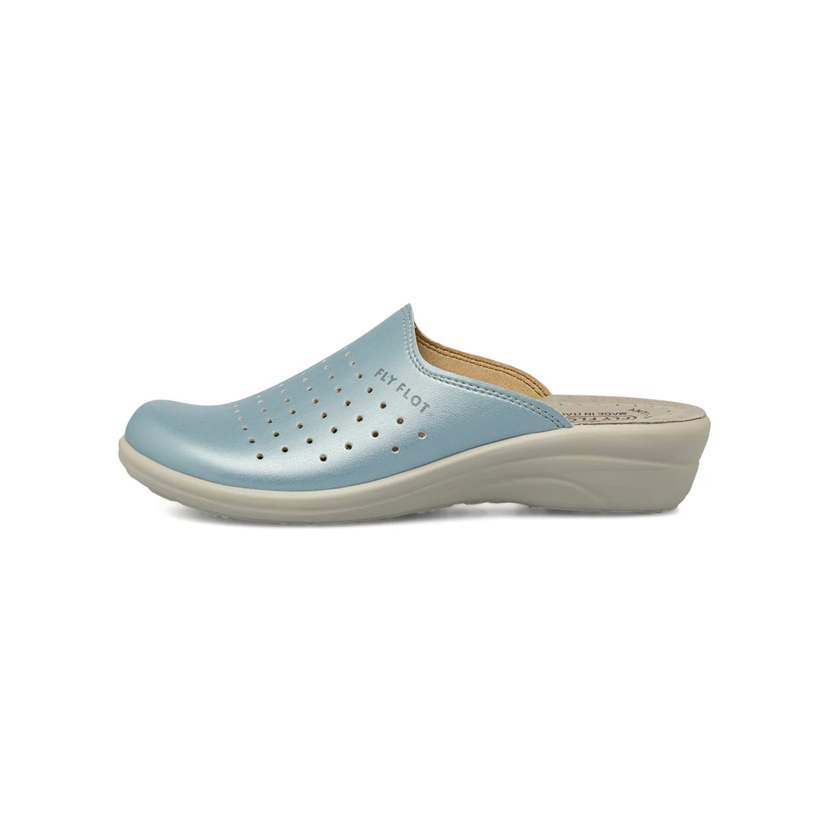 Ciabatte sanitarie traforate da Donna azzurro Fly Flot